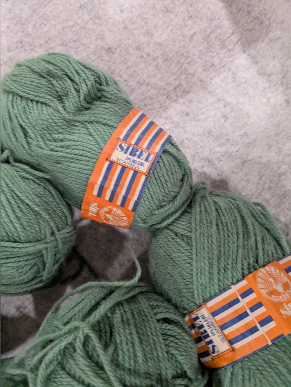 Skeins of Green Yarn - Soft Sage Green - Picture 2 of 3